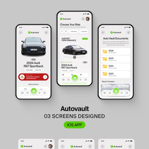 Autovault App Design