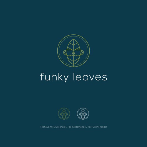Funky leaves logo