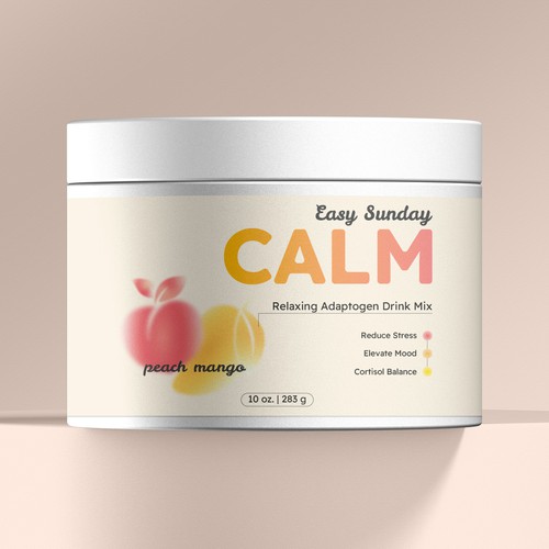 Minimal premium label for supplements