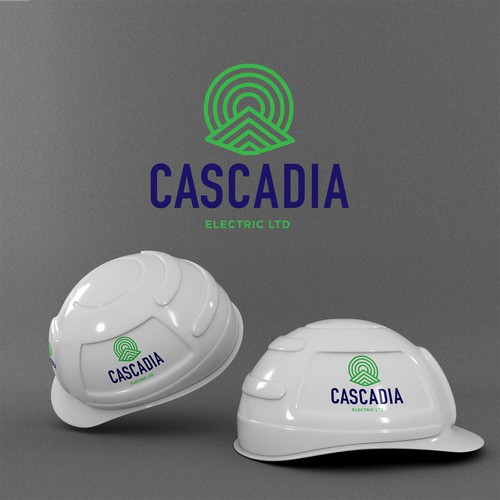 Cascadia electric logo design