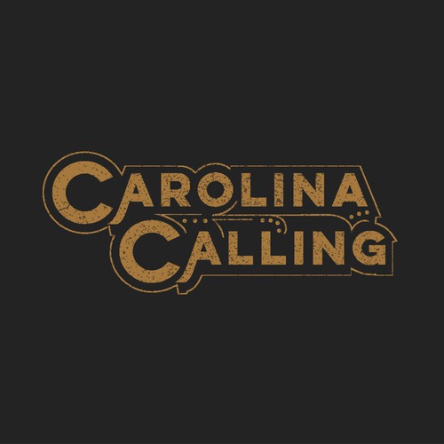 Black and Gold Logo with Vintage Vibes