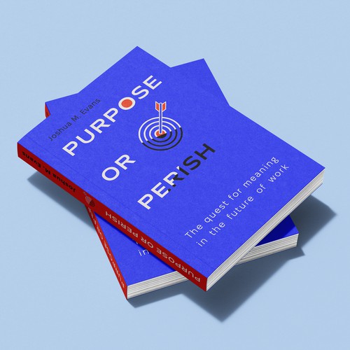 "Purpose or Perish" book cover design