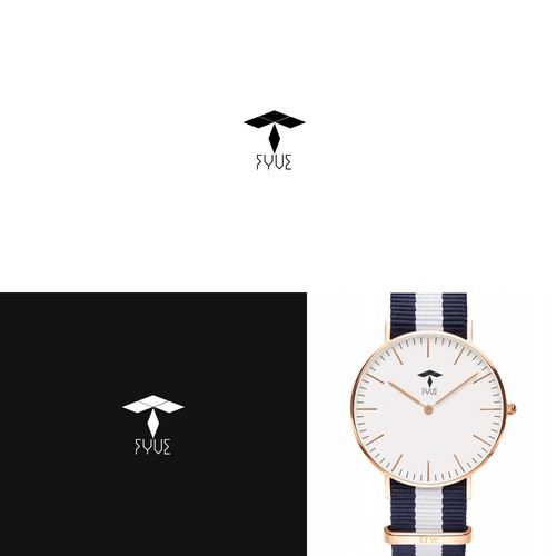 Minimalist logo for swiss jewerly