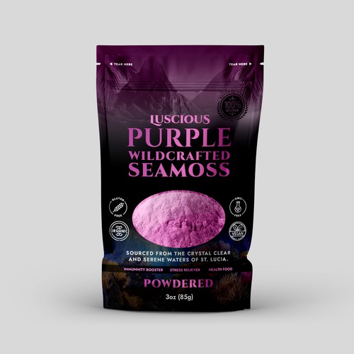 Seamoss Powder Packaging