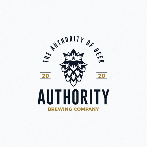Vintage logo for a brewery