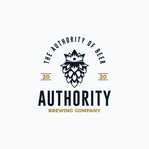 Vintage logo for a brewery