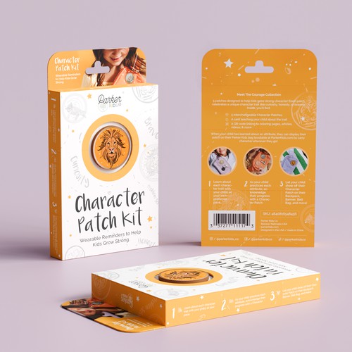 Playful Product Packaging for Children's Character Development Kit