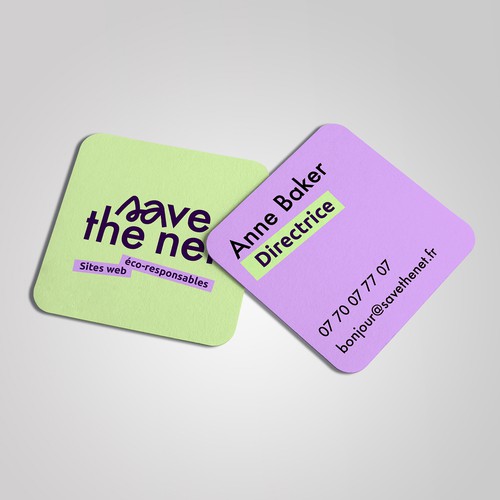 Visual identity for Save the net