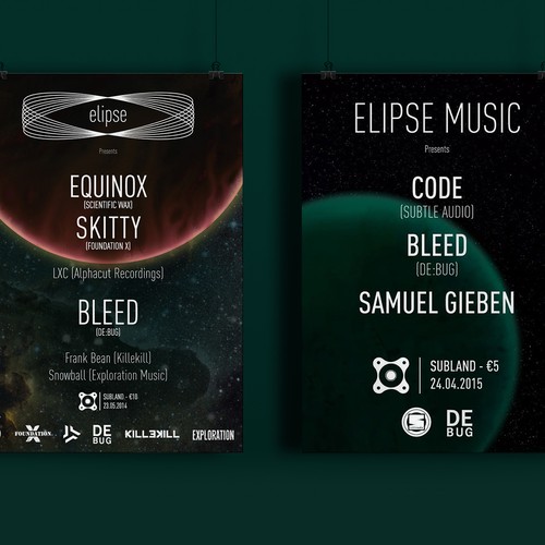 Elipse Music Posters and Gig Assets