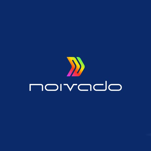 A minimalist, modern wordmark logo and icon symbolizes a combination of the letter "N" and A forward arrow