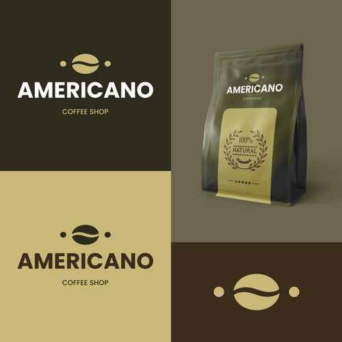 Americano Coffee Shop – Modern Branding & Packaging Design