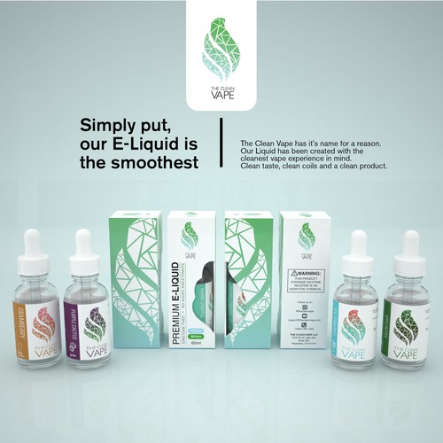 PRODUCT PACKAGING FOR CLEAN VAPE