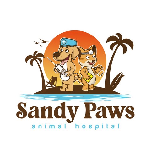 logo sandy paws