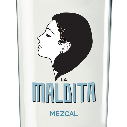 Maldita mezcal bottle packaging