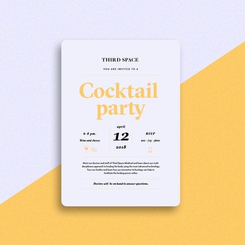 Invitation design concept