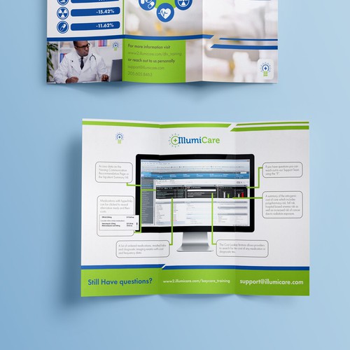 Need a clean crisp training brochure for physicians