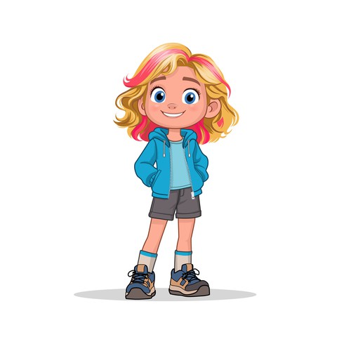 mascot little girl