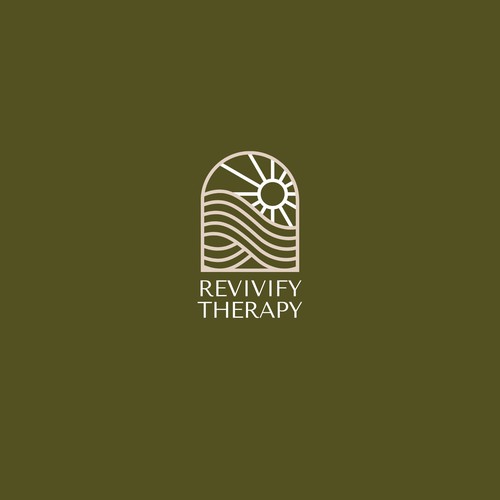 Abstract Logo Design for Therapy Practice