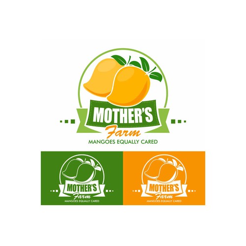 mother's farm logo design