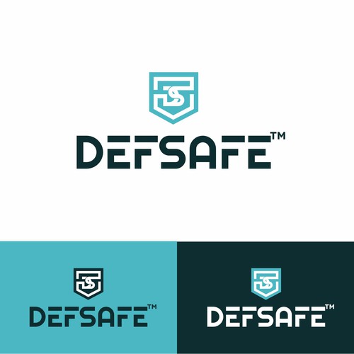 Bold and clean logo for cybersecurity business