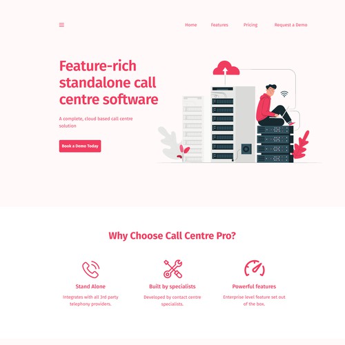 Landing Page concept