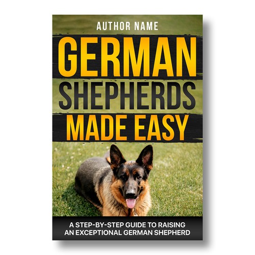 Book Cover Design for Dog Training