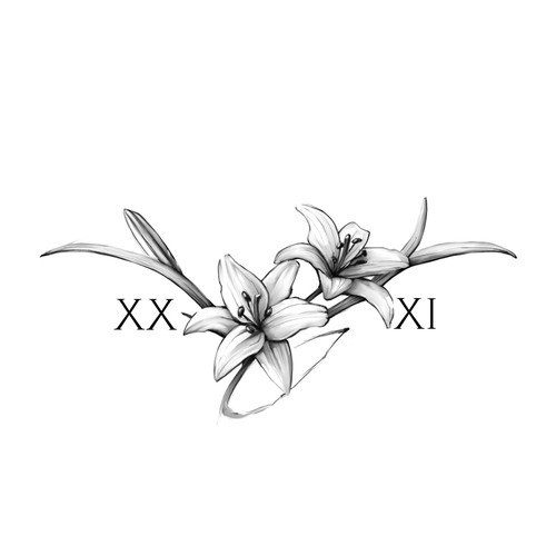 Lily Tattoo design