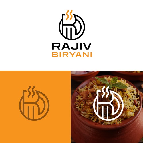 Rajiv Biryani Logo Design