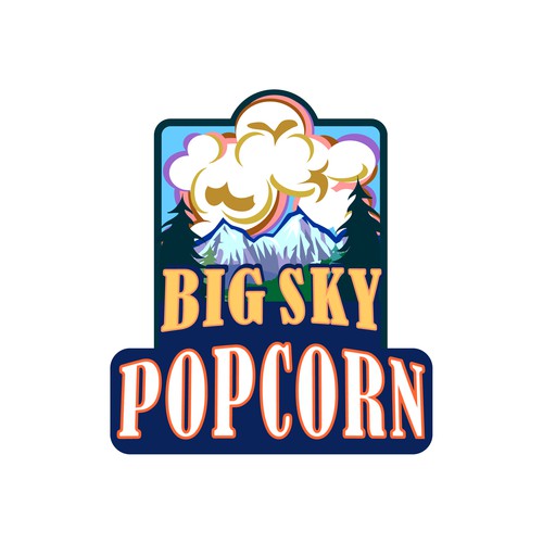 Create a classy & exciting logo for Big Sky Popcorn!