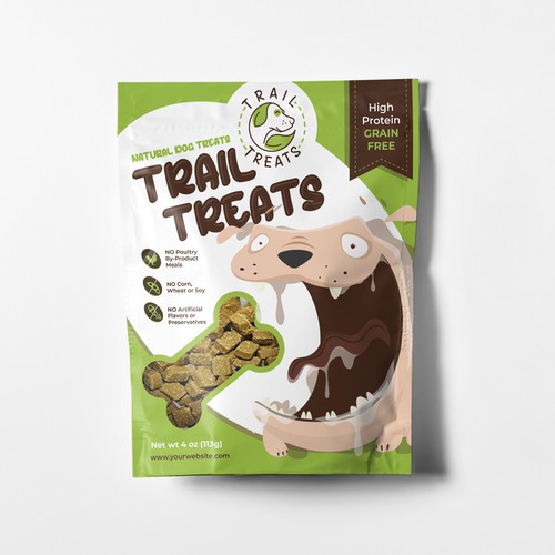 Dog Treat Stand-up Pouch