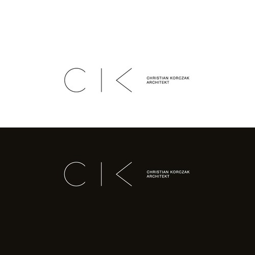 Logo for an architect