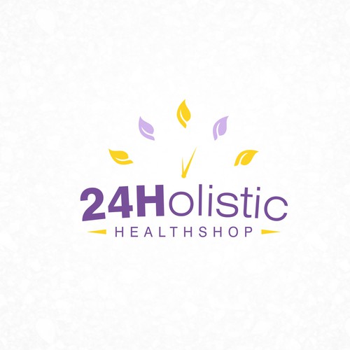 Conceptual Logo for 24holistic Healthshop