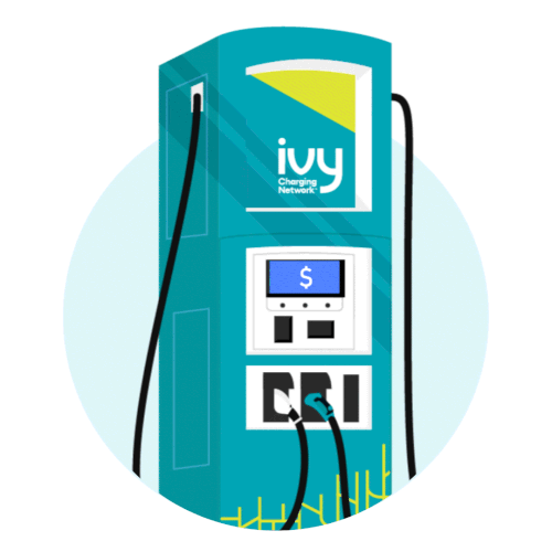 Animated Illustration for Ivy electric charger