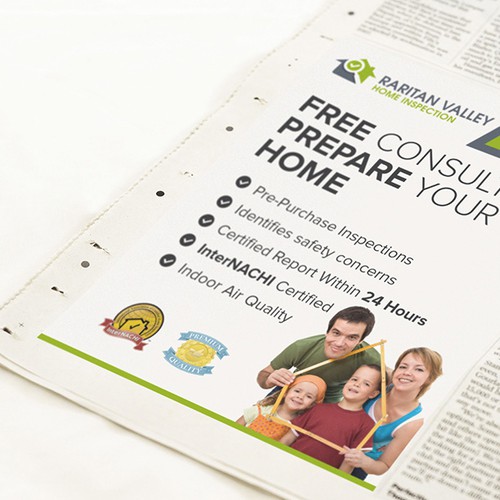 Create compelling logo for home inspection business