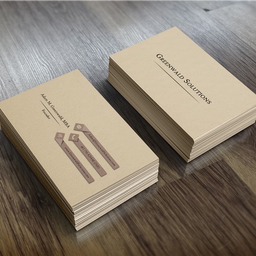 Greenwald Solutions Business card