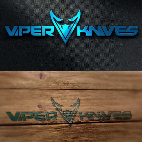 Sharp logo design for Viper Knives