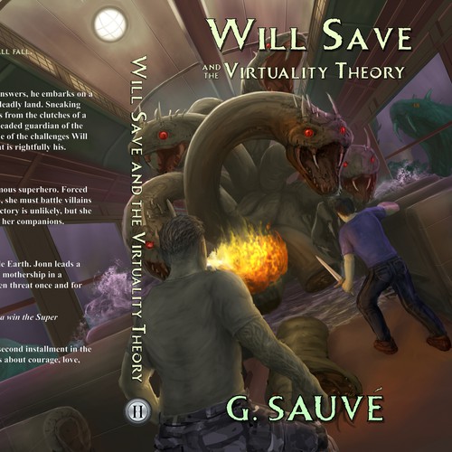 Cover design for scifi story