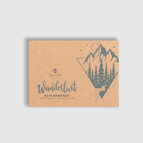  Bath Bomb Box - Package Design