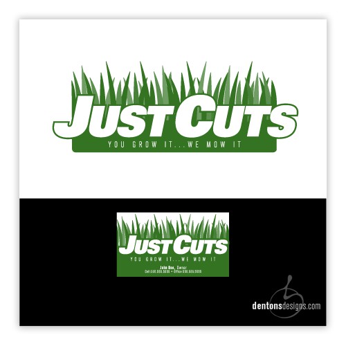 JUST CUTS landscaping identity