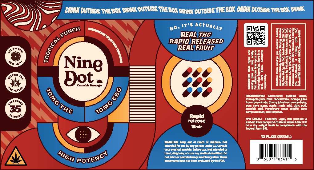 Nine Dots High Potency 12oz Can and Box