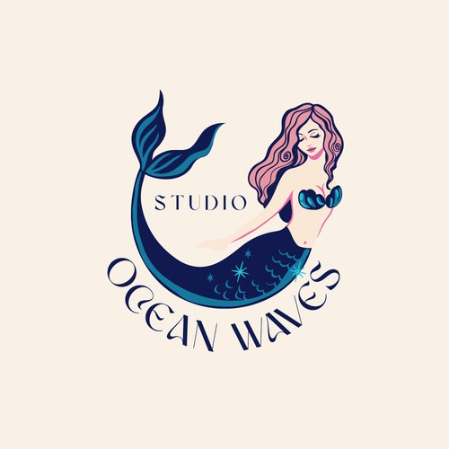 Mermaid logo design 