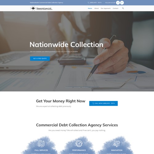 Debt Collection Website