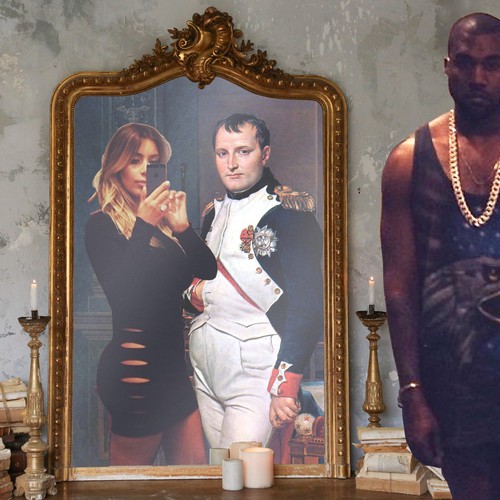 Reimagine Kim and Kanye's "Bathroom Selfie"