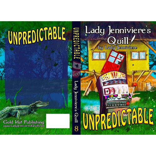 Create E-book and Print book cover for preteen book UNPREDICTABLE