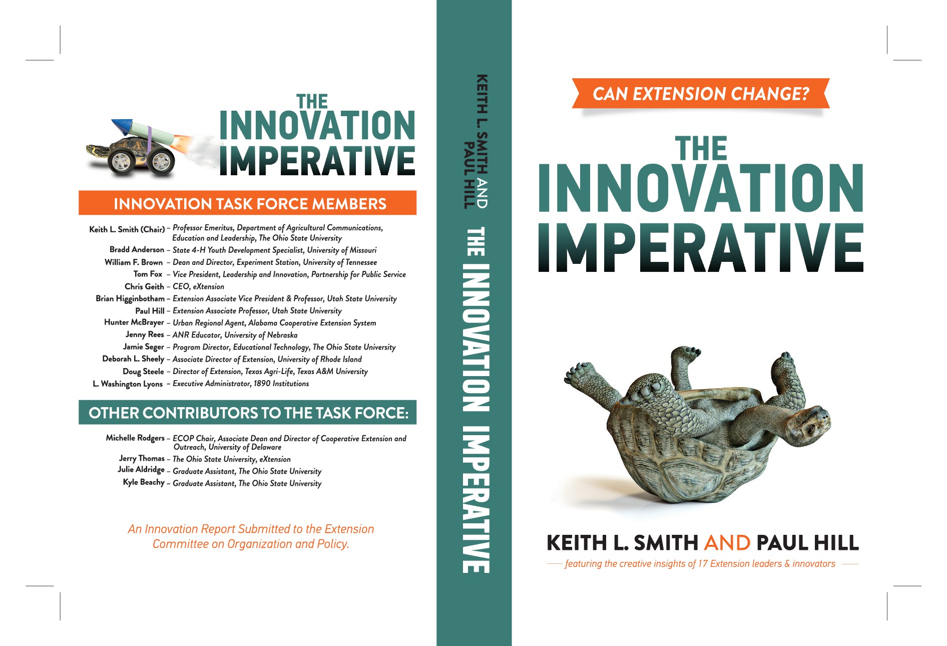 Design a cover for a book about innovation written for people who are stuck.