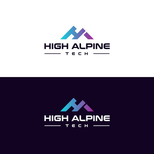 Logo design concept for High Alpine Tech