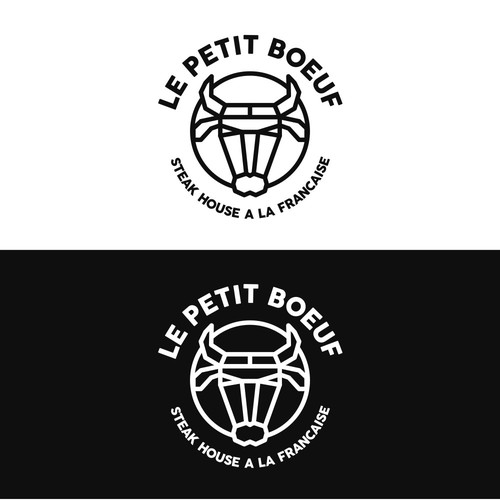 Le Petit Boeuf Logo Design