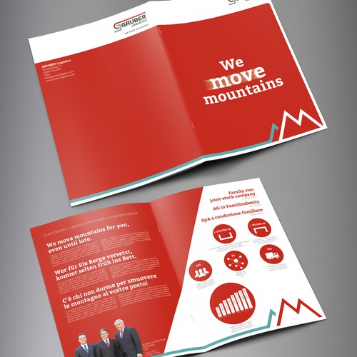 Contest Winning Brochure for a Gruber Logistics