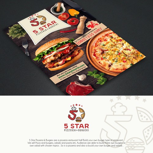  5 star Pizeria & burgers