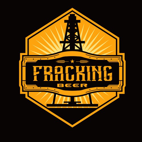 Create an iconic logo for the Fracking Beer brand which will have national exposure.